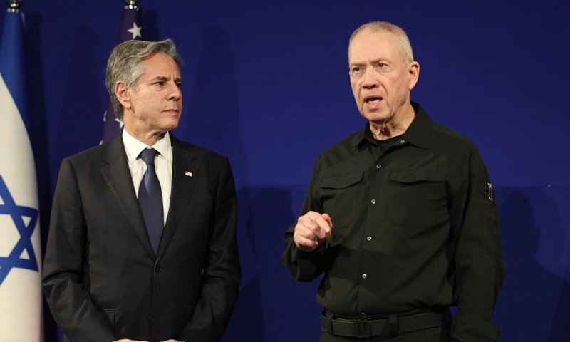 גלנט לבלינקן: עמדת חמאס מובילה להמשך הלחימה