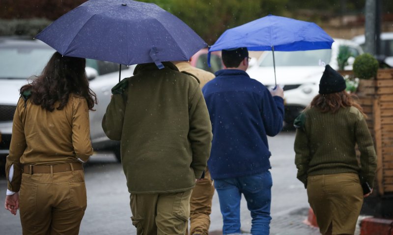 סופה לסופ"ש: מיום חמישי גשם בכל הארץ ושלג בצפון