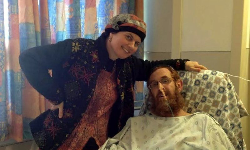 יהודה גליק בתמונה ראשונה מבית החולים