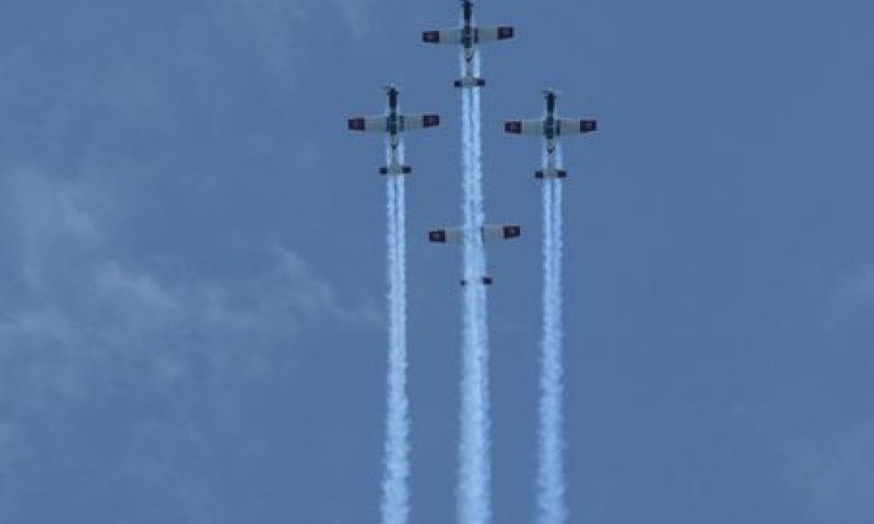 מטס הצדעה מיוחד לתושבי הדרום ביום העצמאות