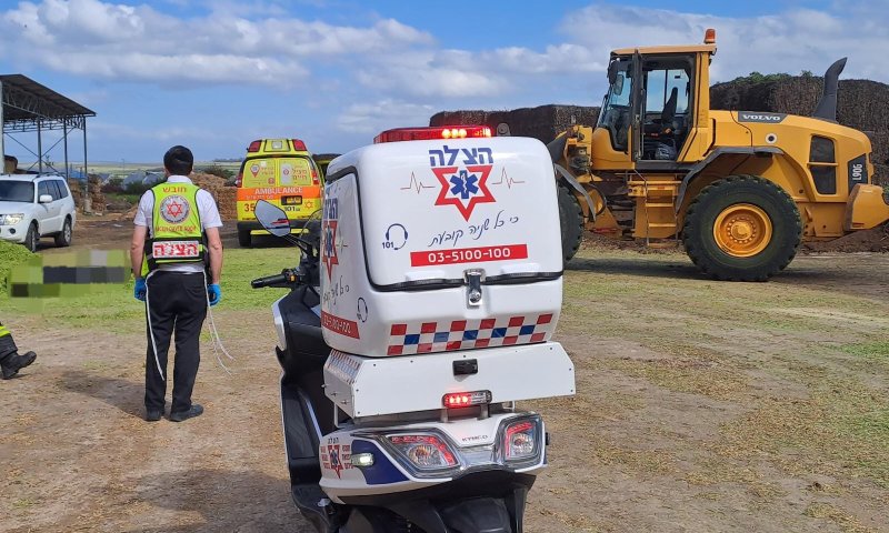 אסון במזרע: גבר בן 50 נהרג לאחר שנפגע מטרקטור