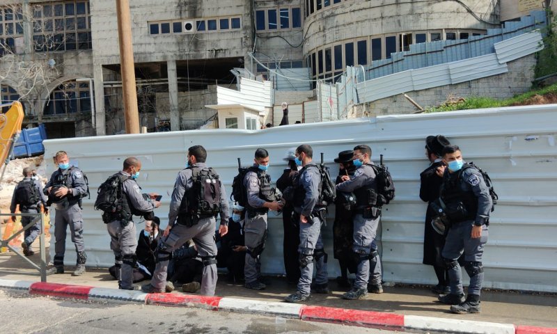 7 עצורים בהפגנת חרדים קיצונים בירושלים