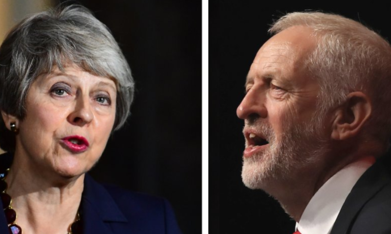 תרזה מיי: "קורבין מעדיף לדבר עם חיזבאללה וחמאס"