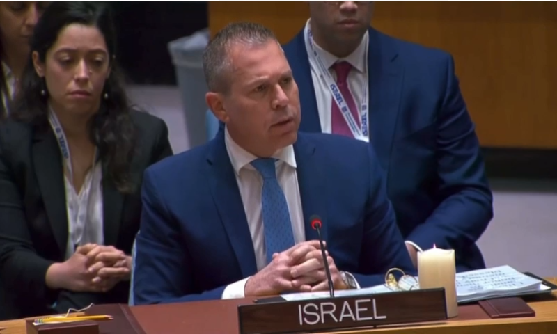 השגריר ארדן הדליק נר ונטש את הדיון נגד ישראל