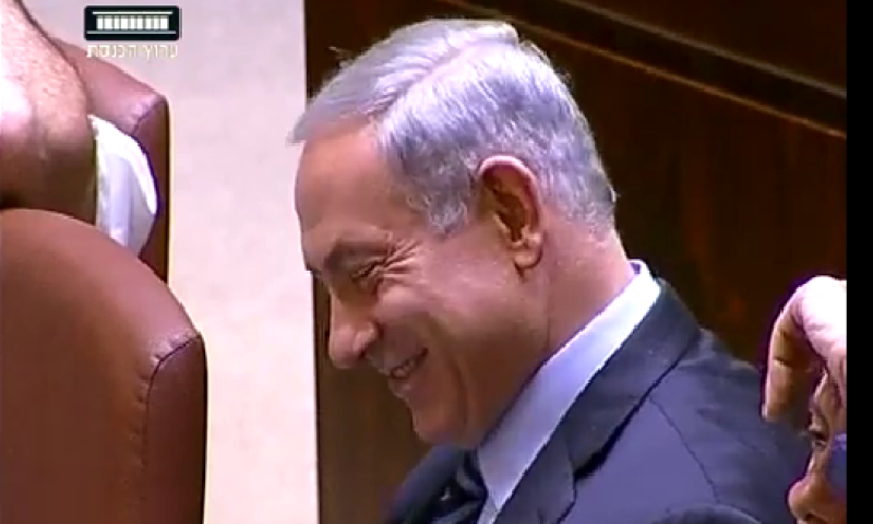 הרצוג ניסה להסביר וגרם לנתניהו להקרע מצחוק