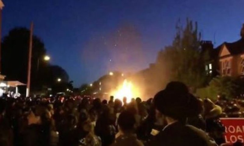 אסון במדורה: 30 פצועים בחגיגות ל"ג בעומר בלונדון