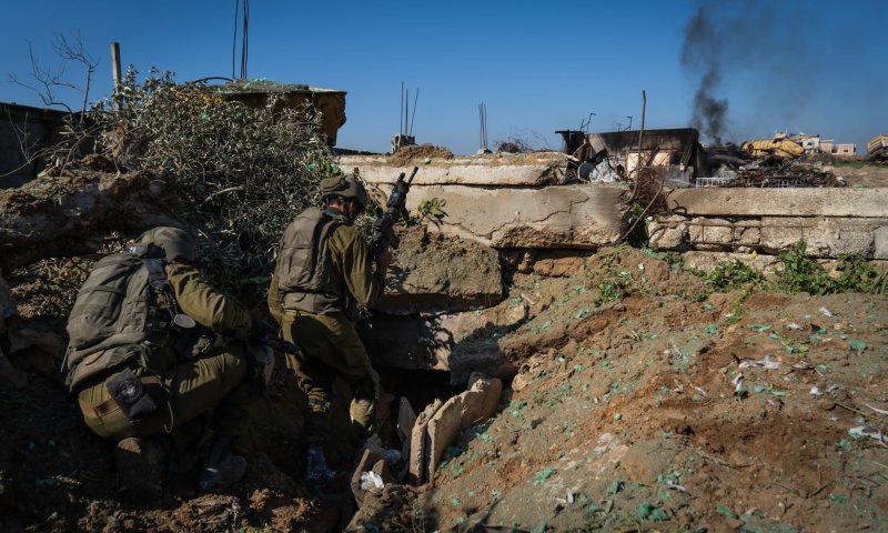 תיעוד: צה"ל השמיד מוצב אימונים של חמאס בעזה