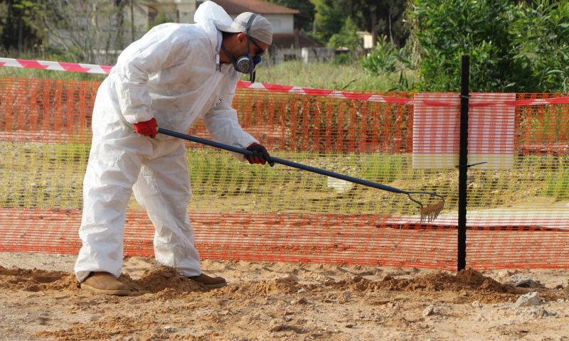 המוקשים והנפלים פונו ממתחם תעש רמת השרון