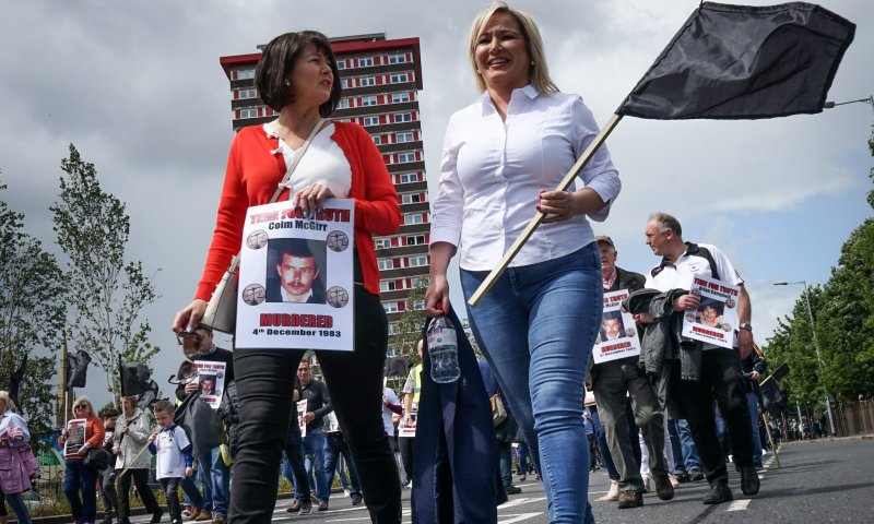 היסטוריה בצפון אירלנד: המנהיגה הלאומנית תכהן כשרה