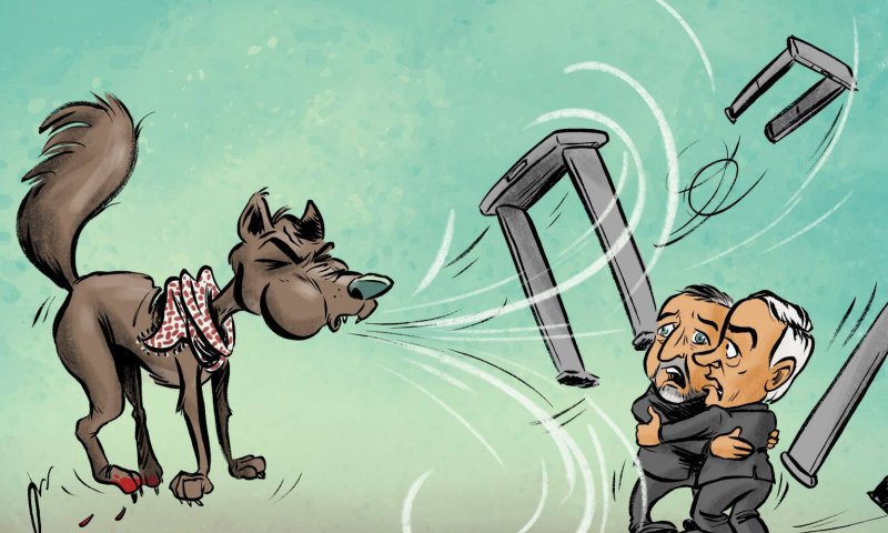 קריקטורה: נתניהו מתקפל בנושא המגנומטרים