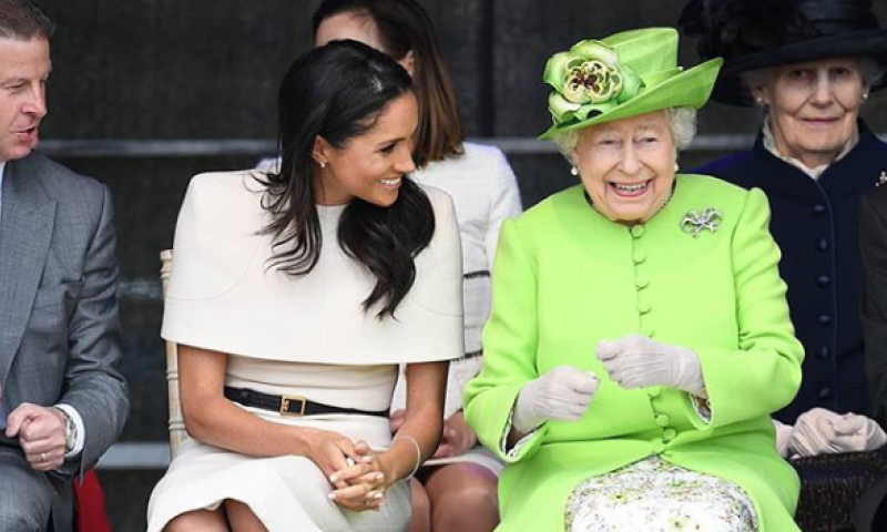 החברות החדשות בממלכה? מייגן והמלכה אליזבת מבלות