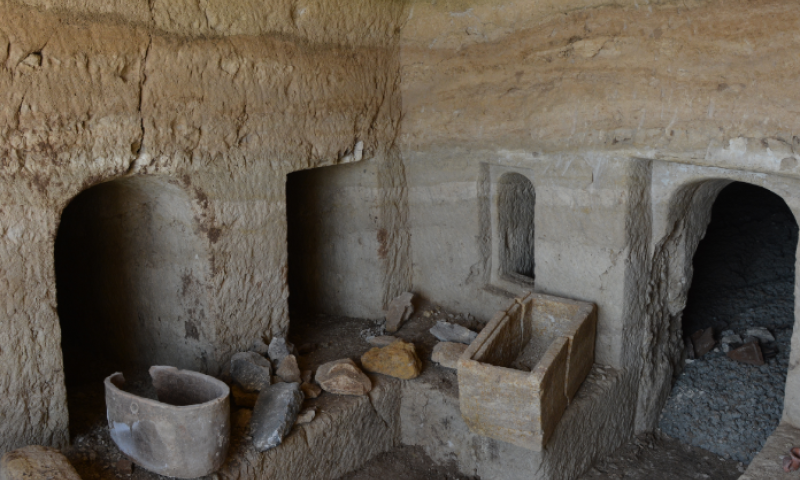 מרהיב: מערכת קבורה מרשימה נחשפה בטבריה