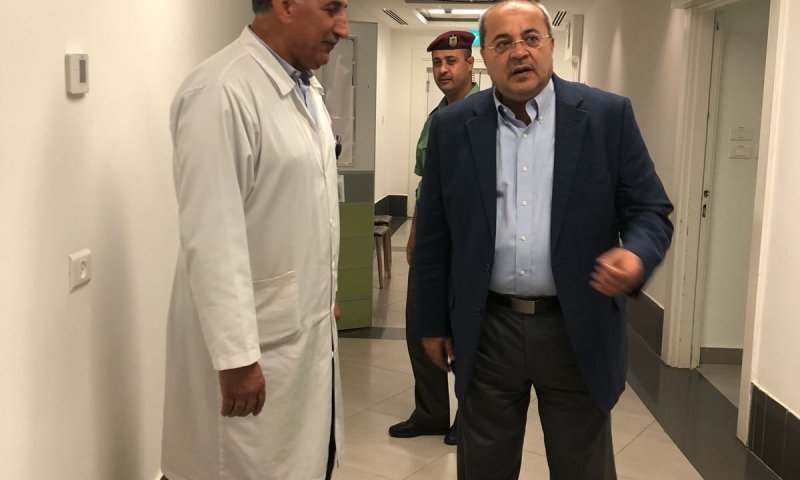 צפו: ח"כ טיבי ביקר את אבו מאזן ברמאללה