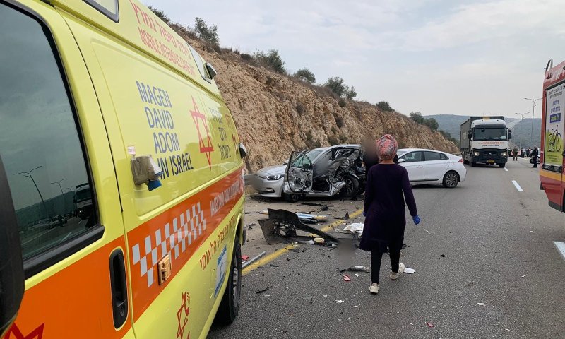 "ביצעתי החייאה בנהג הרכב שפונה במצב אנוש"