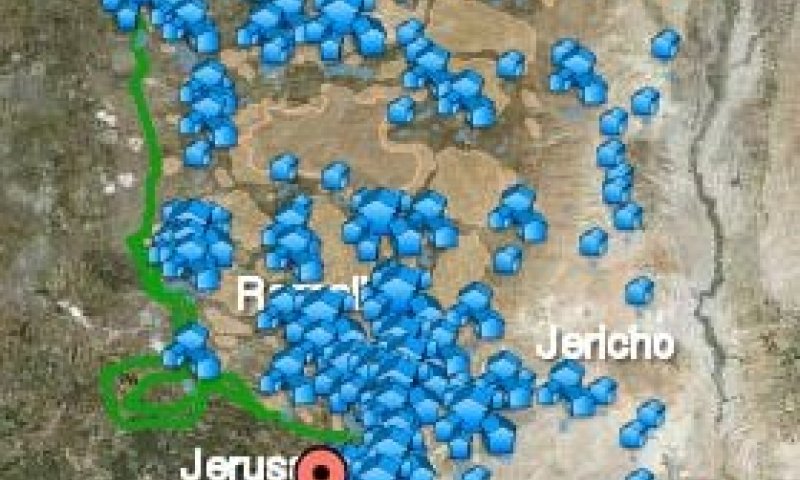 תודה לשלום עכשיו: מפת צמיחת היישובים ביהודה ושומרון