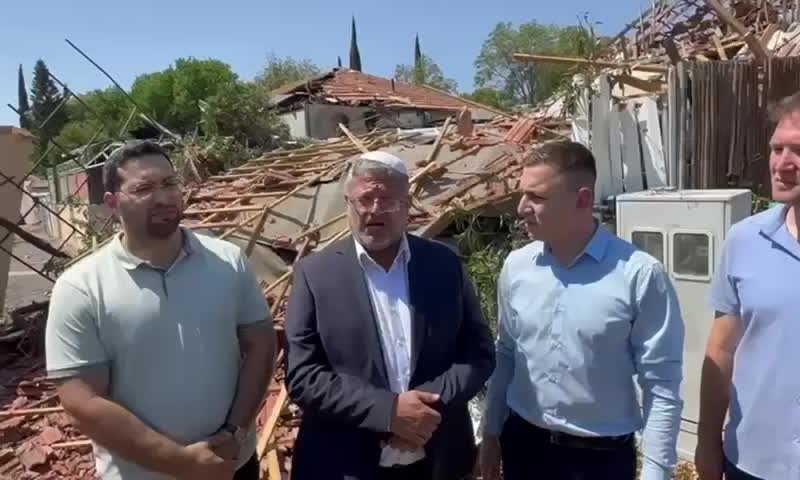 בן גביר בזירת הנפילה בקצרין: "אויב נאצי, צריך לצאת למערכה"