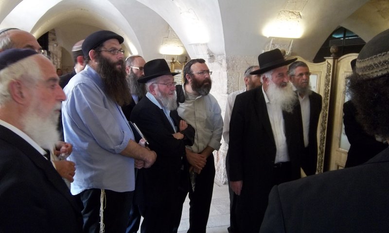 רבני דרך אמונה בסיור חיזוק בקבר דוד