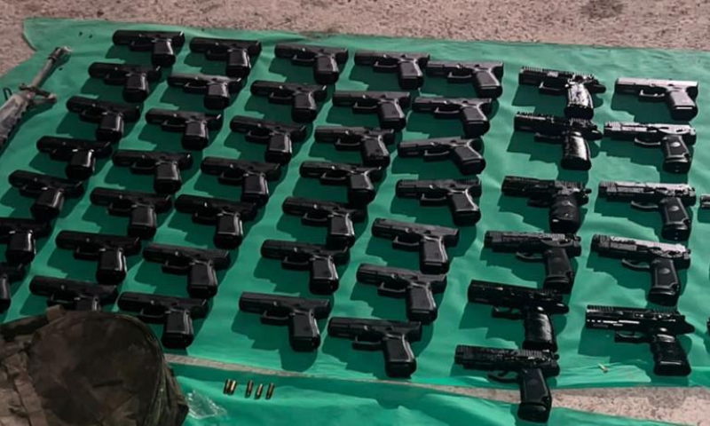 סוכל: נמנעה הברחת עשרות עלי נשק ומטענים