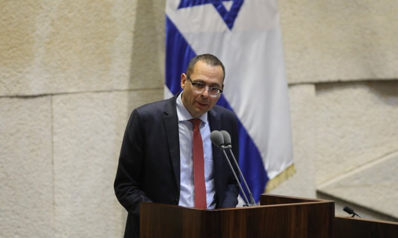 צבי האוזר בנאום הבכורה: "ישראל תפעל לפירוז עזה"