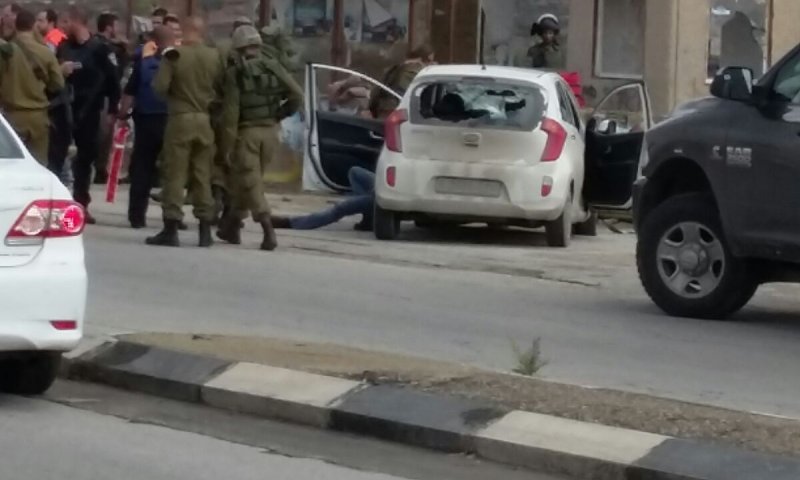 פיגוע דריסה בצומת תפוח: שני פצועים קשה