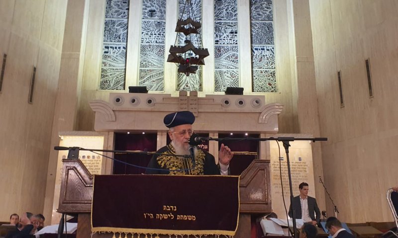 הרב יוסף: קורא לממשלה ולאופוזיציה לעשות פשרה