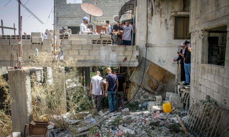 צה"ל חיסל מהאוויר 5 מחבלים בגזרת ג'נין