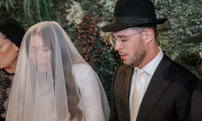 תיעוד: דודי בן חמו התחתן &ndash; בכירי הפוליטיקה והתקשורת השתתפו