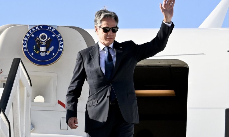 בפעם השמינית: בלינקן נחת בישראל לביקור מדיני