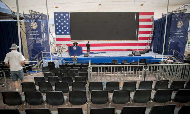 צפו בשידור חי: חונכים את שגרירות ארה"ב בירושלים