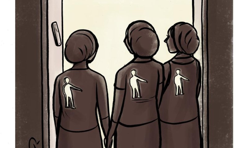 קריקטורה: מחכים לשלושת הבנים