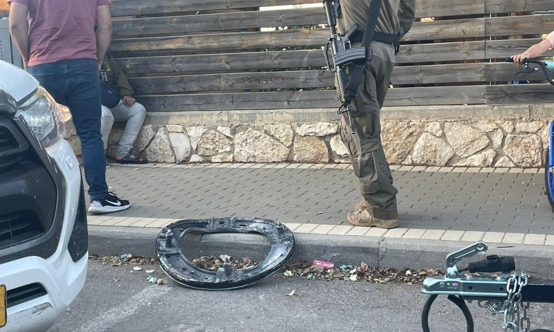 הירי מתימן: המשטרה טיפלה בזירת נפילה של יירוט בירושלים