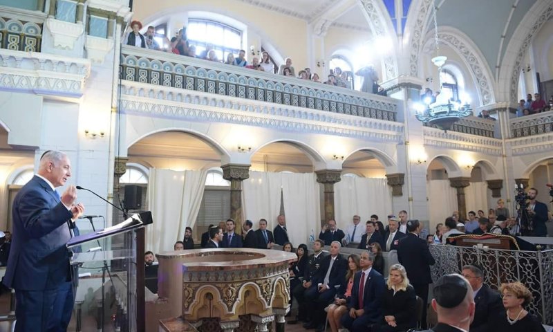 נתניהו בווילנה: "ישראל היא המגן של אירופה"