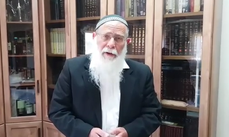 "קורא לכולם להתעשת ולתקן את העיוות"