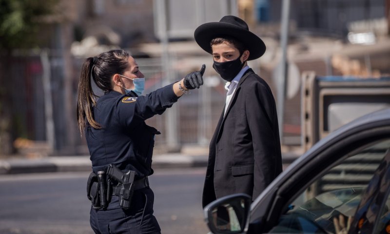 מקדם ההדבקה של המגזר החרדי &ndash; נמוך מהמגזר הכללי