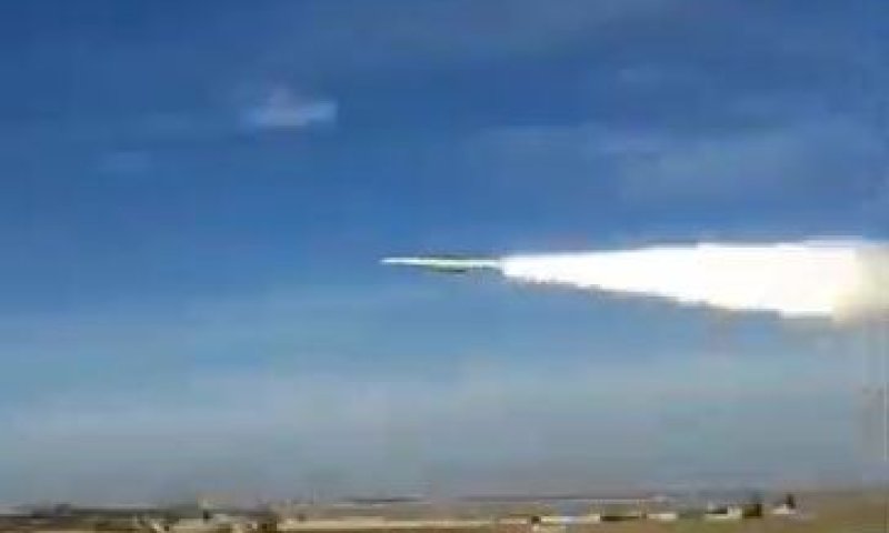 צפו: רגע שיגור טיל הנ"מ לעבר המטרה הישראלית