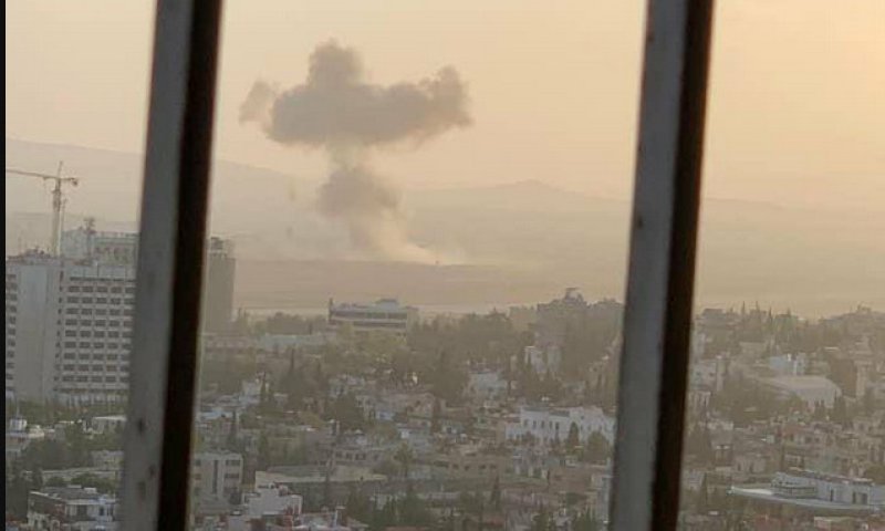 דיווח בסוריה: פיצוץ נשמע בנמל התעופה בדמשק