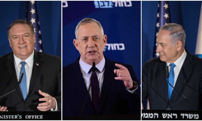 מה ענה נתניהו לפומפאו כשרצה לפגוש את גנץ? צפו: