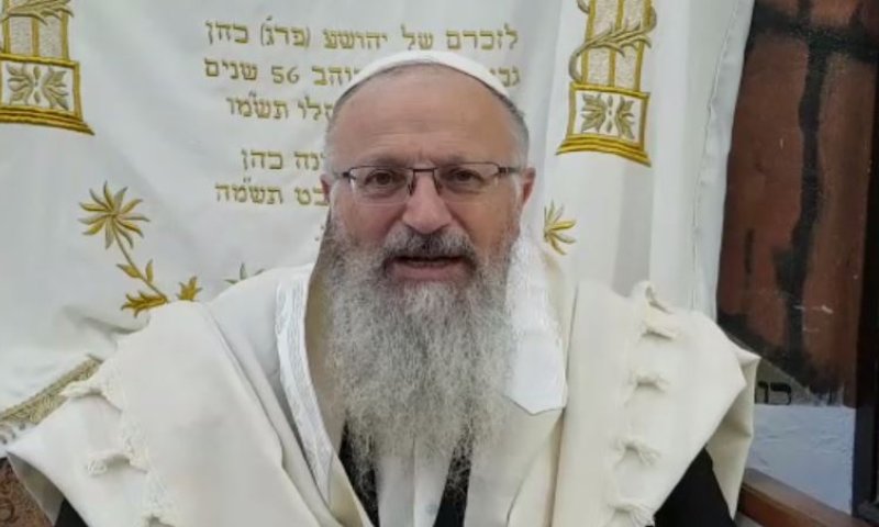 הרב שמואל אליהו בעצה לנתניהו ולבני גנץ. צפו