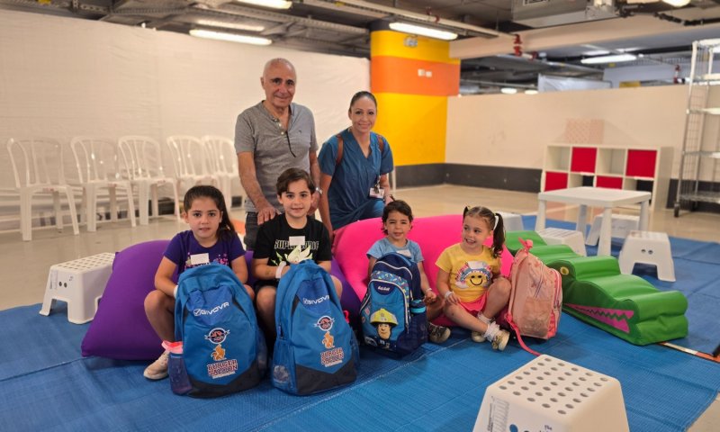 בצל ההסלמה: נפתחה שמרטפייה לילדי עובדי בית החולים רמב"ם