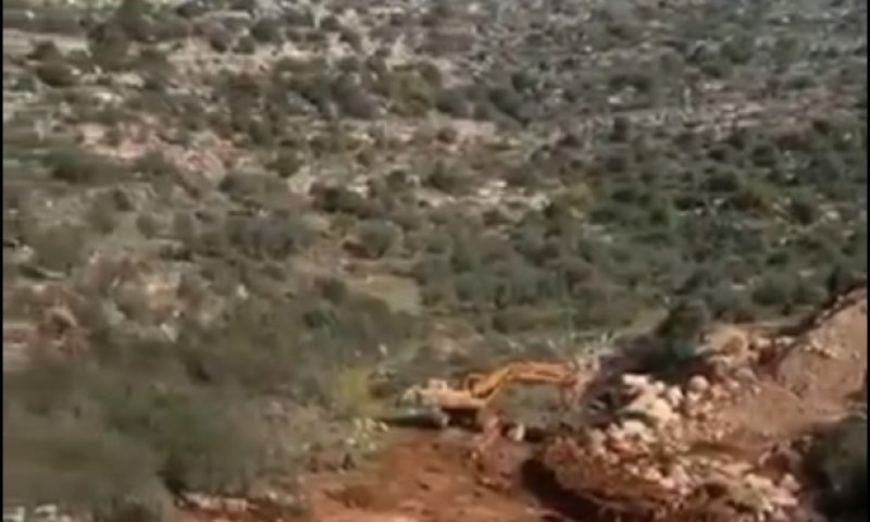 מתחת לאף: הפלסטינים סוללים כביש רוחב אסטרטגי