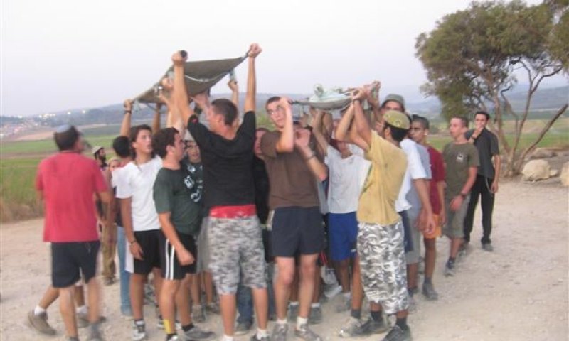 'מובחרי השומרון' סיימו שנה במסע אלונקות בלטרון