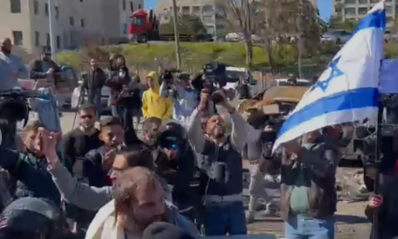 אחרי הקמת הלשכה: מהומות בשמעון הצדיק|צפו