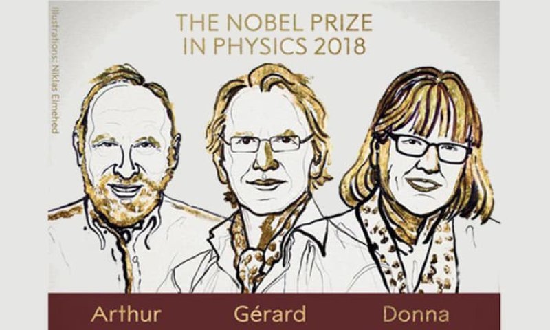 חקר הלייזר: שלושה זכו בפרס נובל לפיזיקה