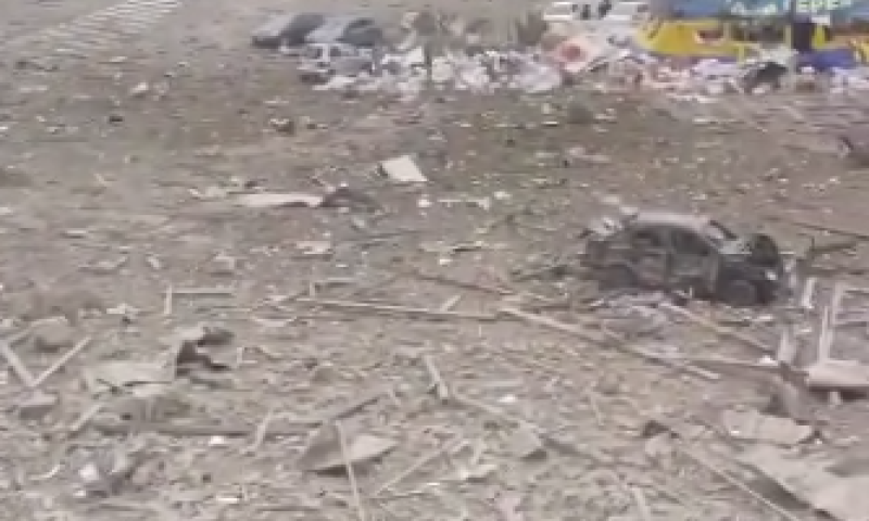 חרקוב: בניין העירייה הושמד במתקפה רוסית | תיעוד