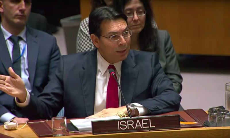 שגריר ישראל באו"ם: "אבו מאזן דחה כל תקווה לשלום"