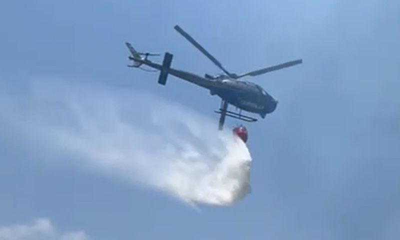 שריפה בגן הלאומי: מבוצע פינוי מטיילים | צפו