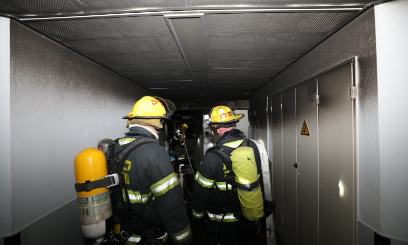 ביה"ח תל השומר: קומה במגדל האישפוז עלתה באש