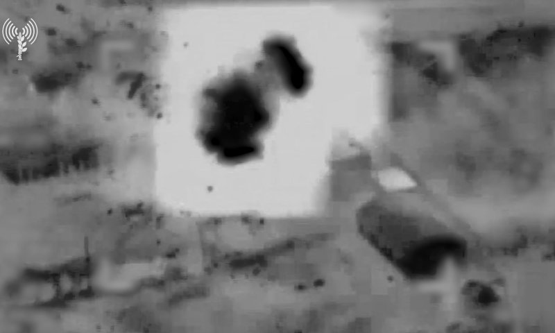 צה"ל ושב"כ חיסלו 3 מחבלים מהאוויר. צפו