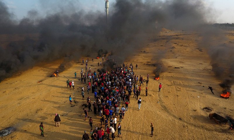 סופ"ש מתוח: צה"ל תקף חוליות ששיגרו בלוני תבערה