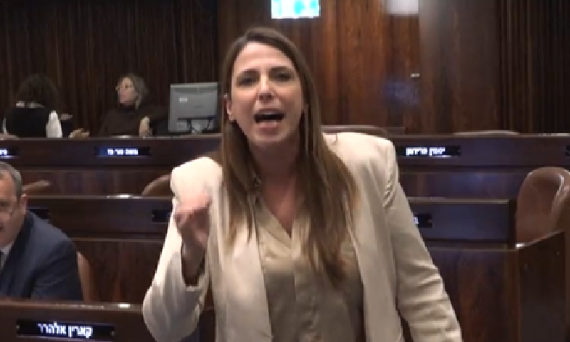 עימות בין מיכל שיר לח"כ החרדי: 'אל תדברי ככה'. צפו